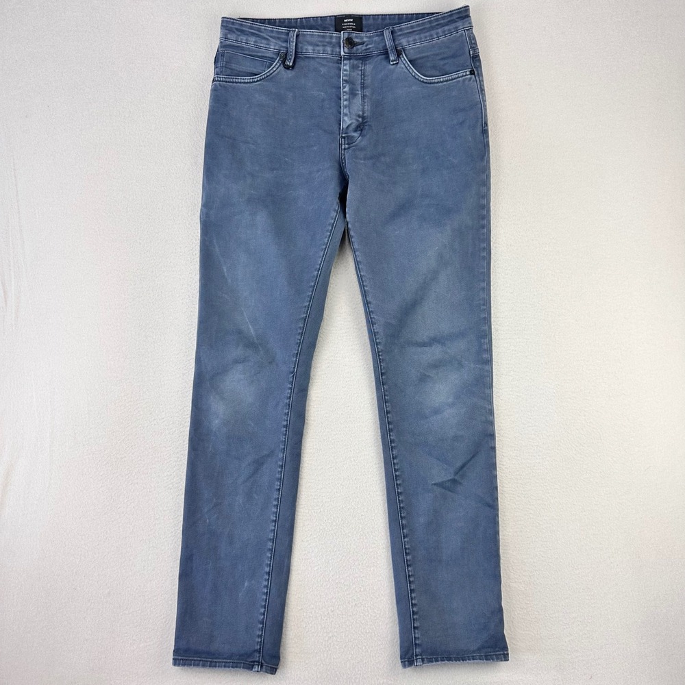 NEUW Jeans Lou Slim Mens 33x34 Grey Denim Comfort Stretch Preppy Casual